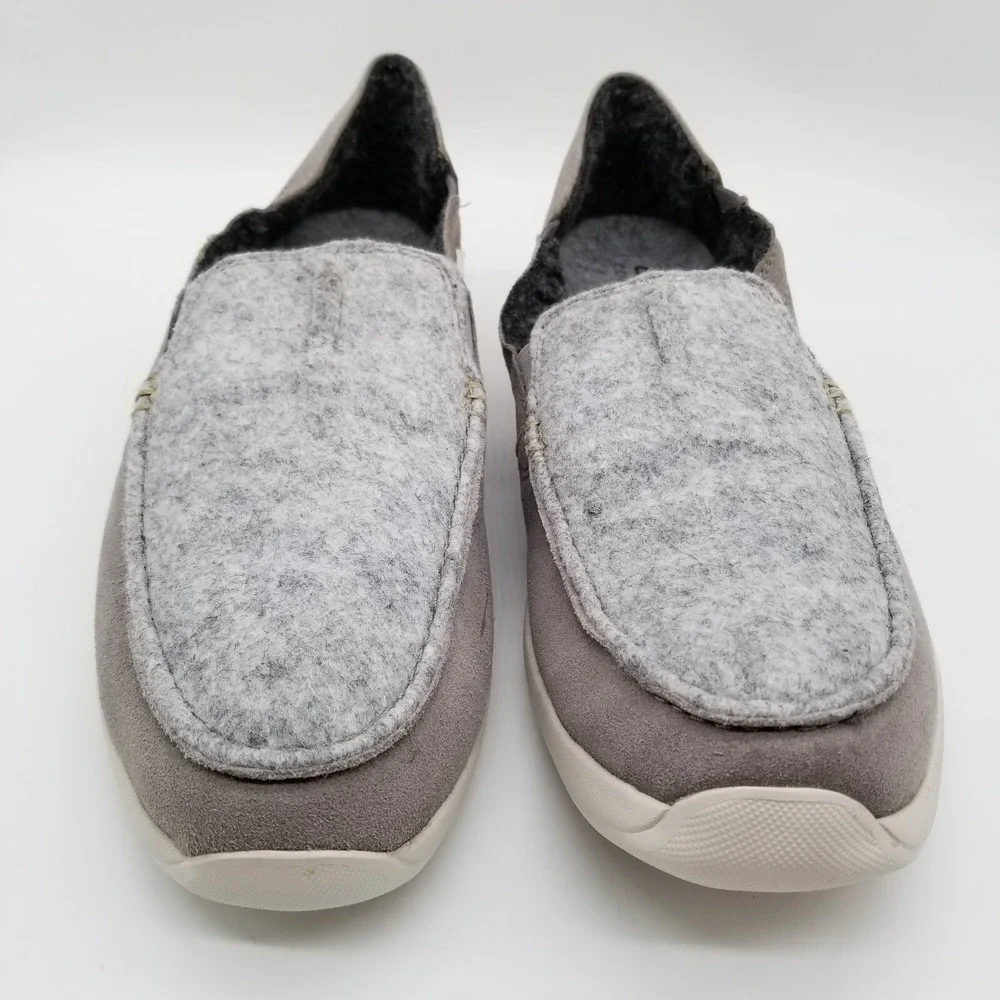 Clarks Men's‎ Gorwin Step Sneaker Loafers Sz 11 M Gray Suede Casual City